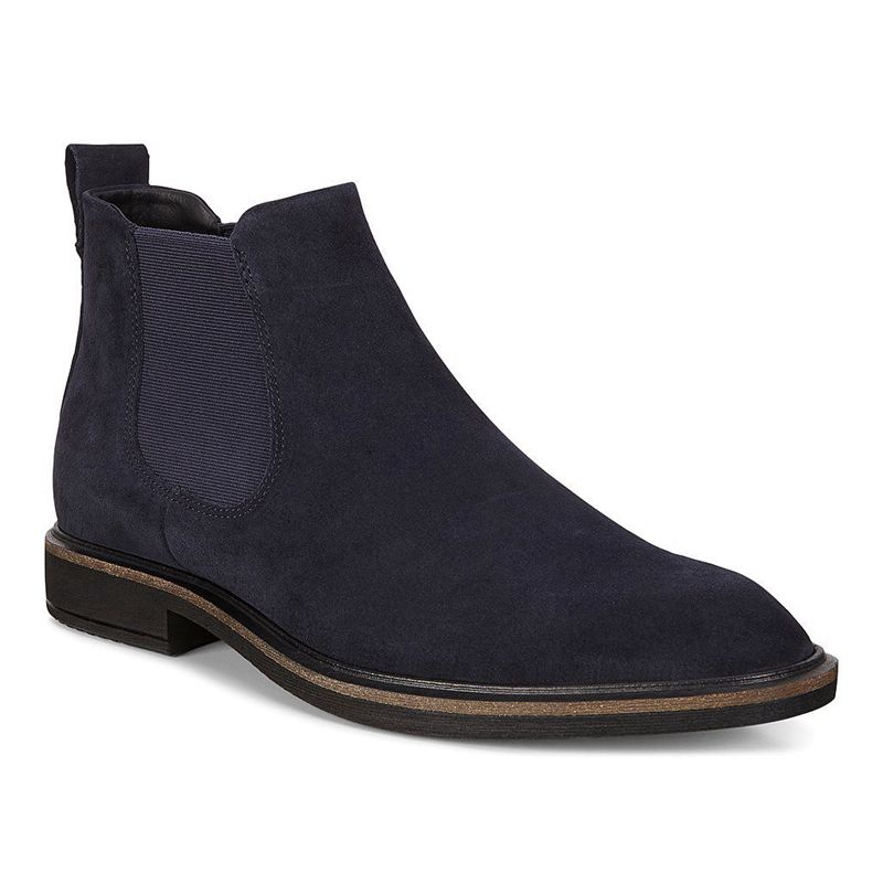 Men Boots Ecco Vitrus Ii - Chelsea Boots Blue - India UIAJOT625